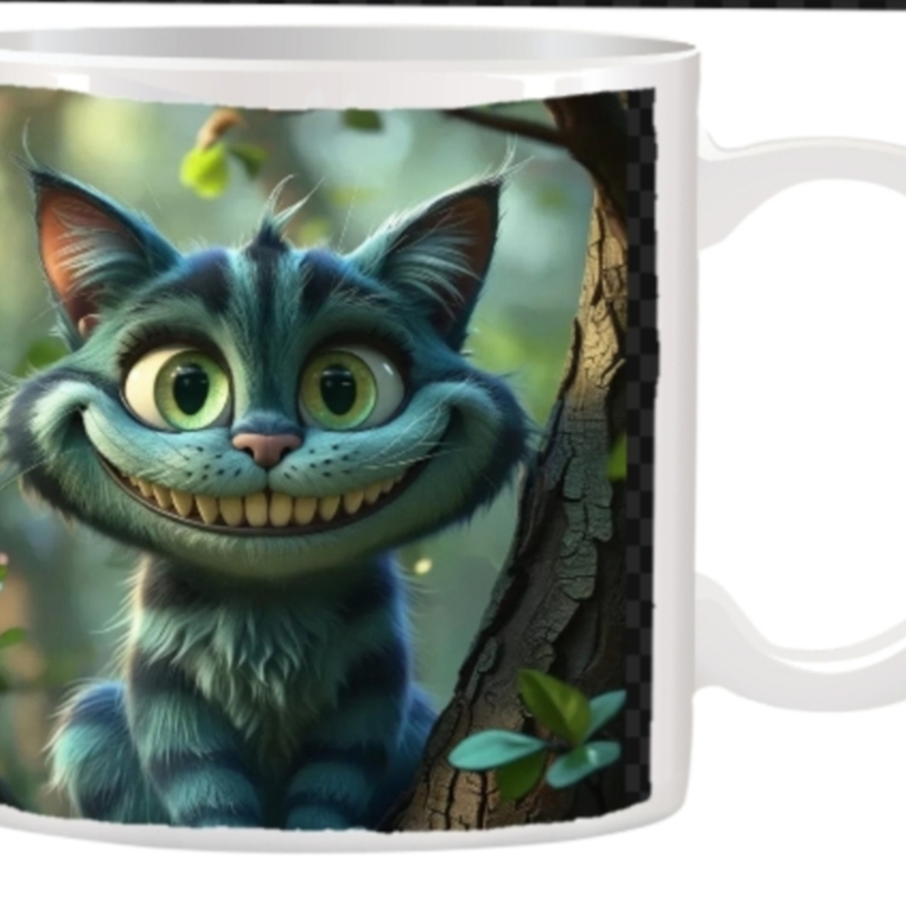 Cheshire Cat Mug - Blue